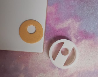 Retro Circle Polymer Clay Cutter: Geometric Earring Design