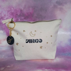 Virgo accessory bag - virgo gift - zodiac bag