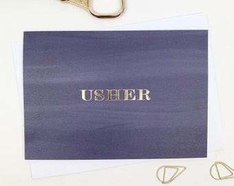 anneau porteur demande en mariage carte personnalisé Vous serez Ma Page Garçon Usher
