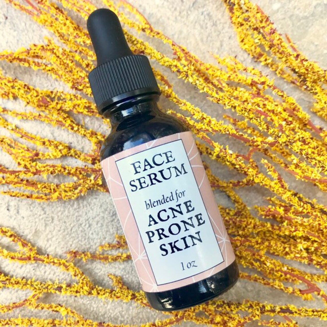 Face Serum for Acne Prone Skin // 100 Natural and Vegan Etsy