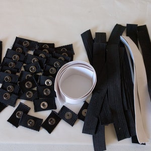 Imperial Stormtrooper Costume Strapping Kit - Option 2 - Snaps, Pads and straps!