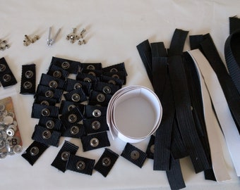 Imperial Stormtrooper Costume Strapping Kit - Option 3 - Snaps, Pads, Hardware and straps!