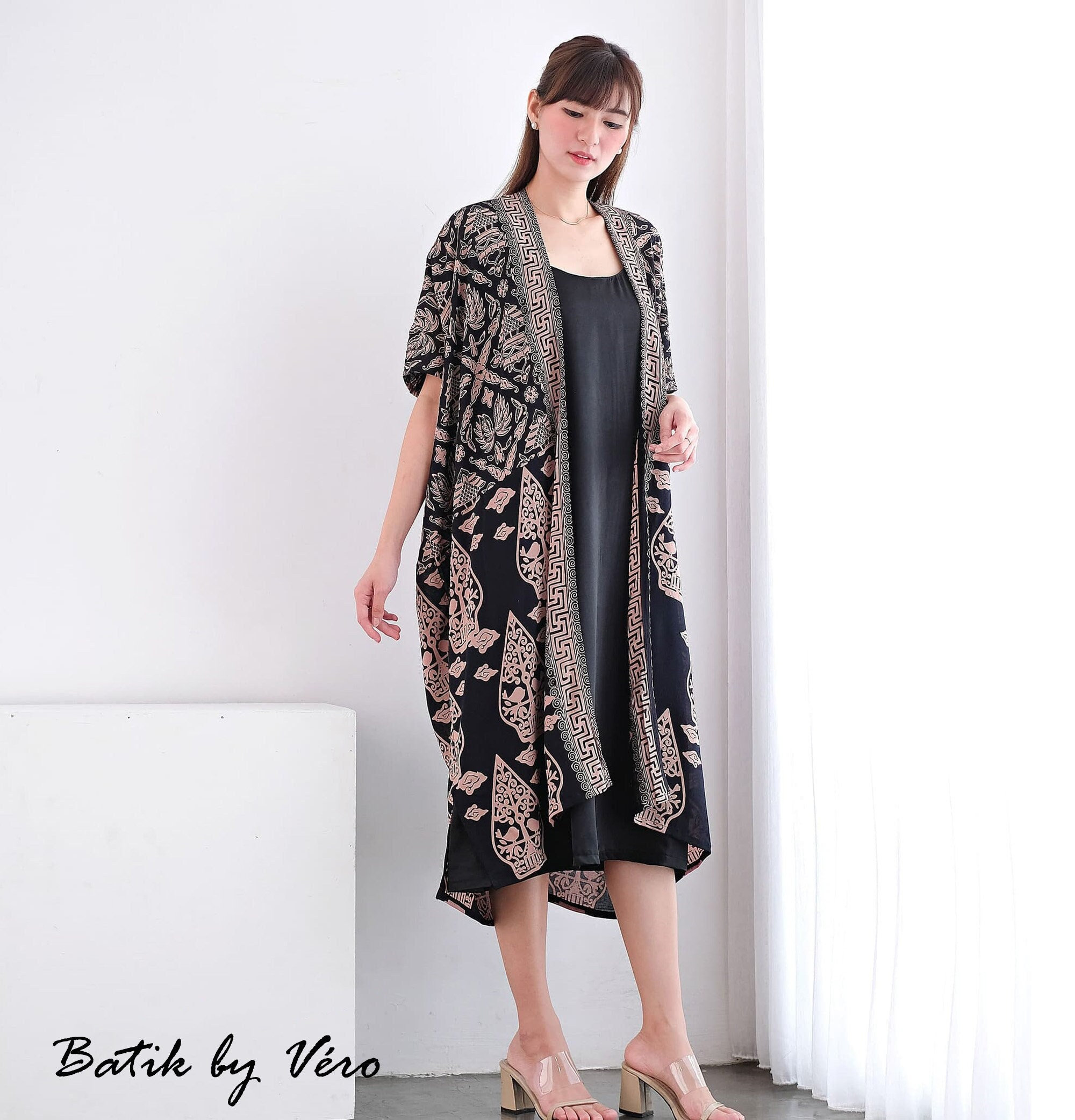 Kimono Batik Batik Silk Premium Dress 