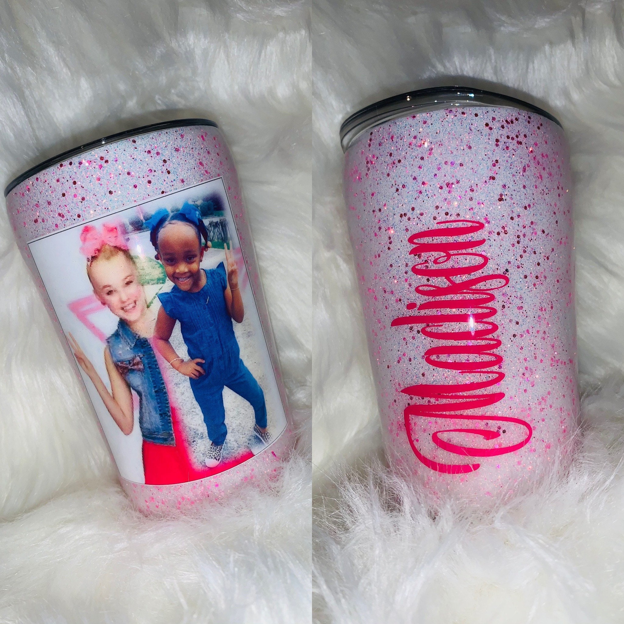 Childrens 12 oz Stainless Steel Tumbler Kids Picture Etsy