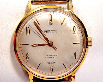 Provita Automatic Mens 25 Jewels Mechanical Watch