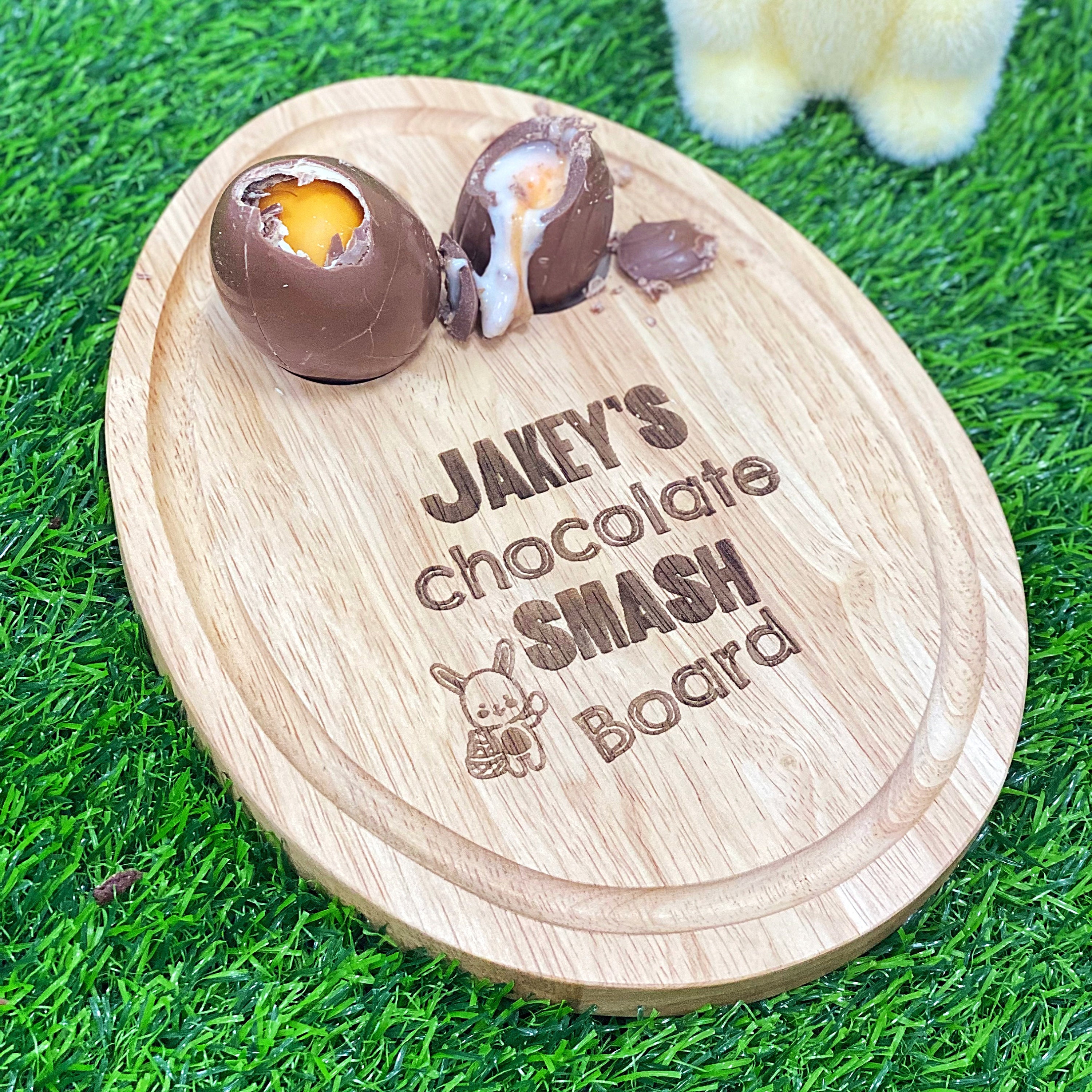 Personalised Easter Chocolate Smash Board Etsy