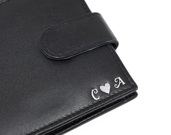 Personalised Wallet,Anniversary Gift for Him,Mens Wallet,Engraved Wallet,Leather Wallet,Custom Wallet,Boyfriend Gift for Men,Gift for Dad