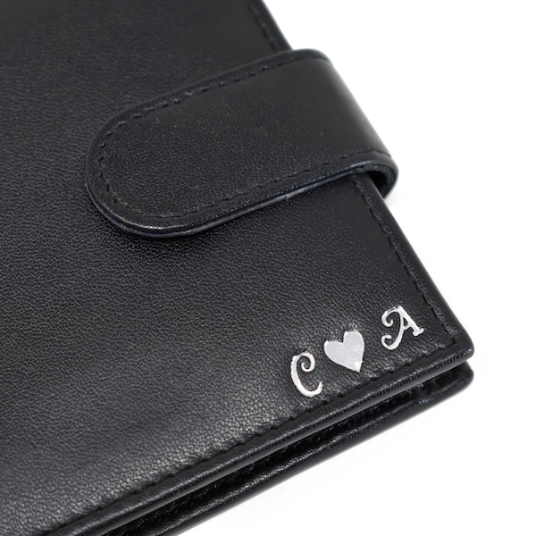 Personalised Wallet,Anniversary Gift for Him,Mens Wallet,Engraved Wallet,Leather Wallet,Custom Wallet,Boyfriend Gift for Men,Gift for Dad