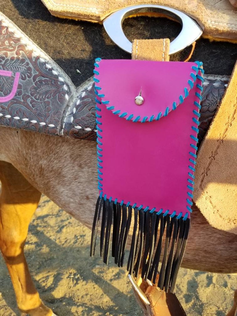 Cell phone holder for your saddle Etsy