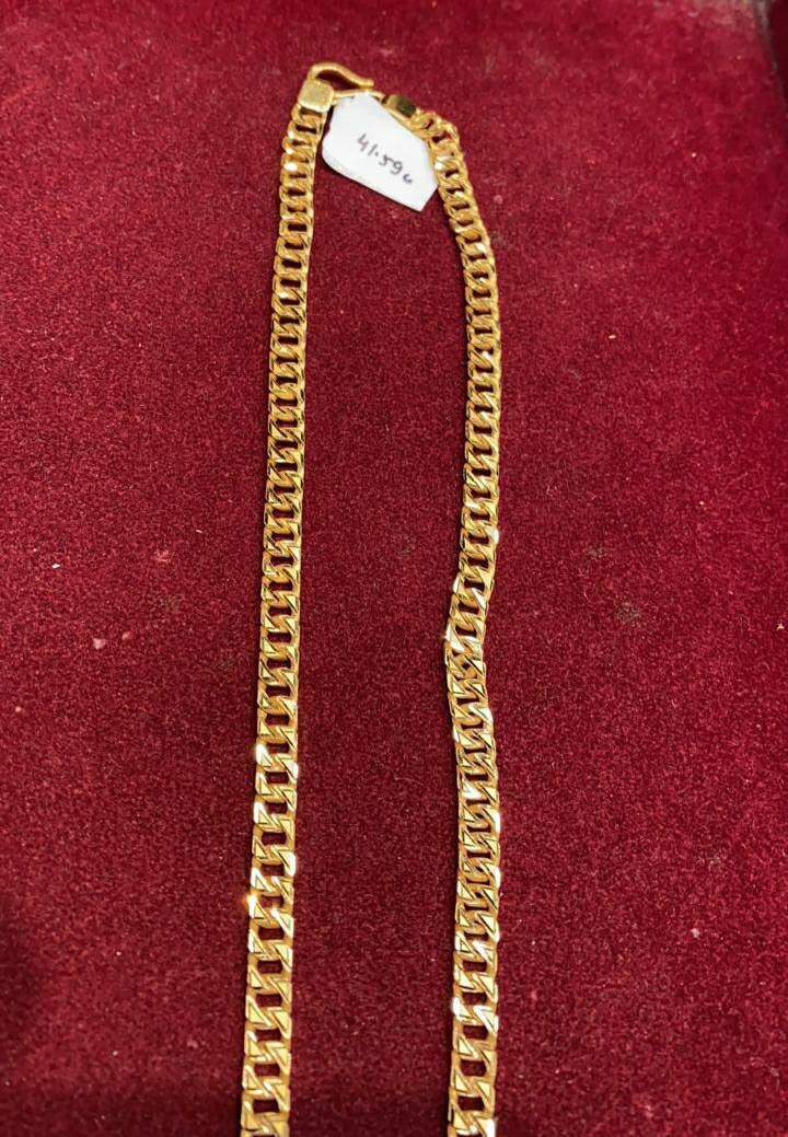 22K Solid Yellow Gold Necklace/gold Rope Chain 20/ Rope - Etsy