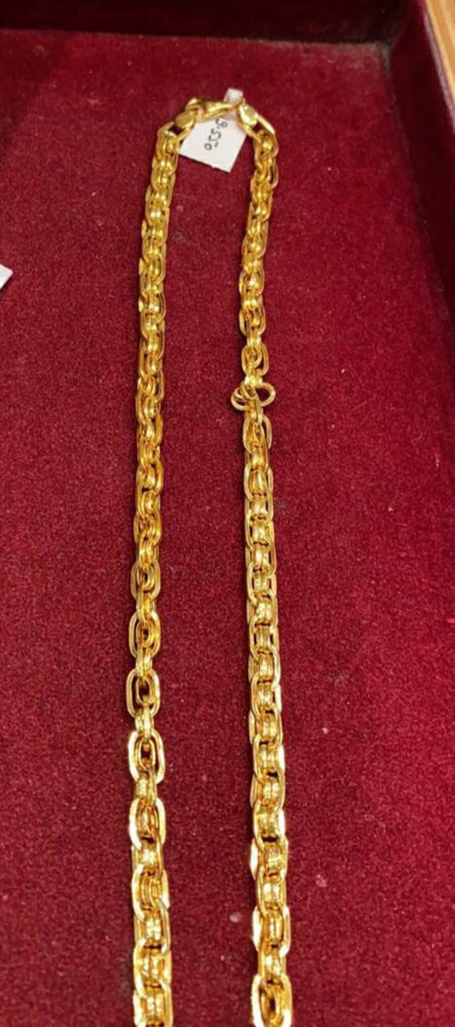 22K Solid Yellow Gold Necklace/gold Rope Chain 20/ Rope - Etsy