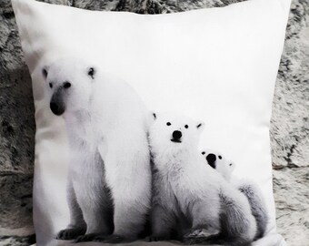 Polar bear pillow | Etsy Polar Bear Body Pillow White