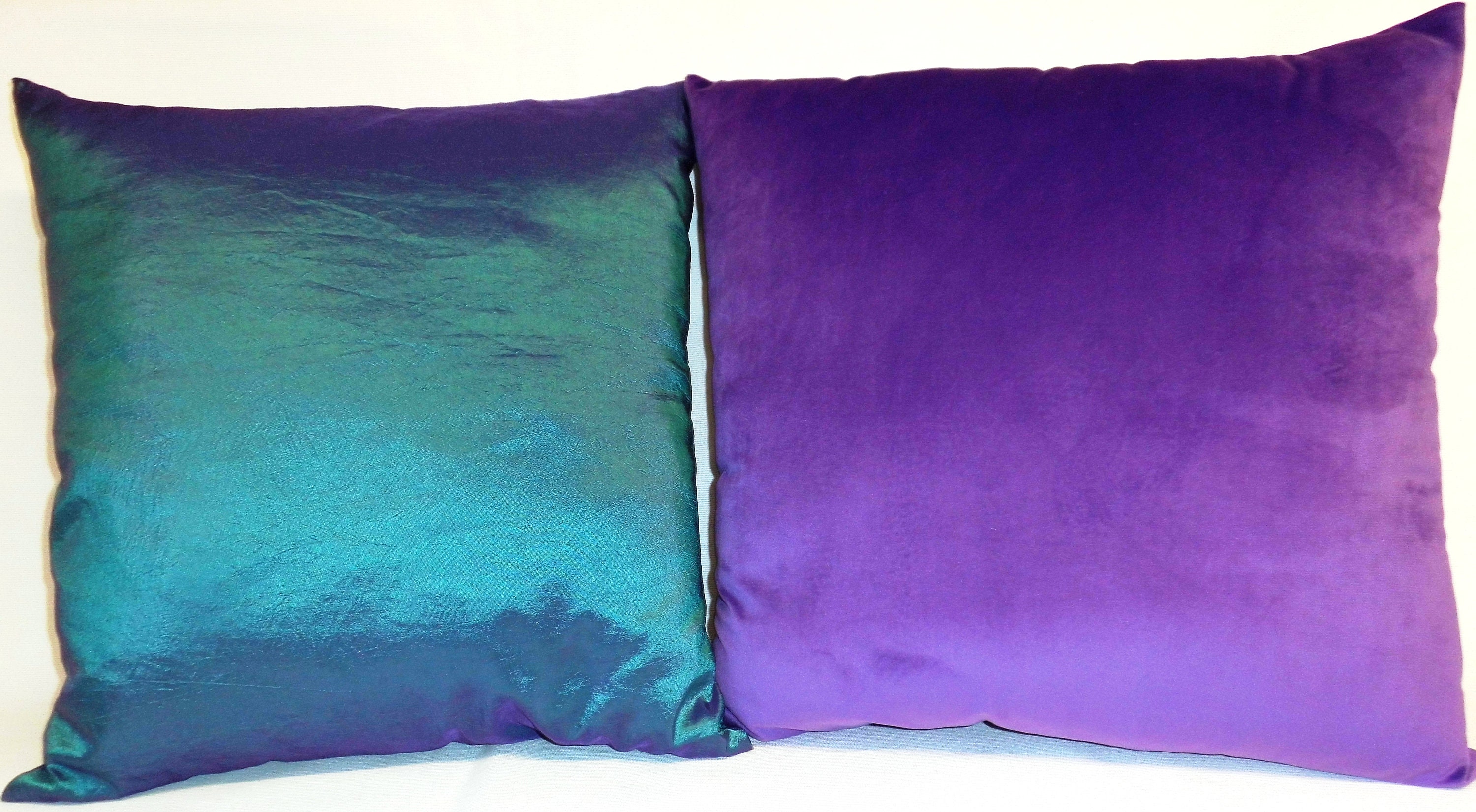 Ombre Cushion Cover Purple Cushion Green Cushion Green Etsy UK