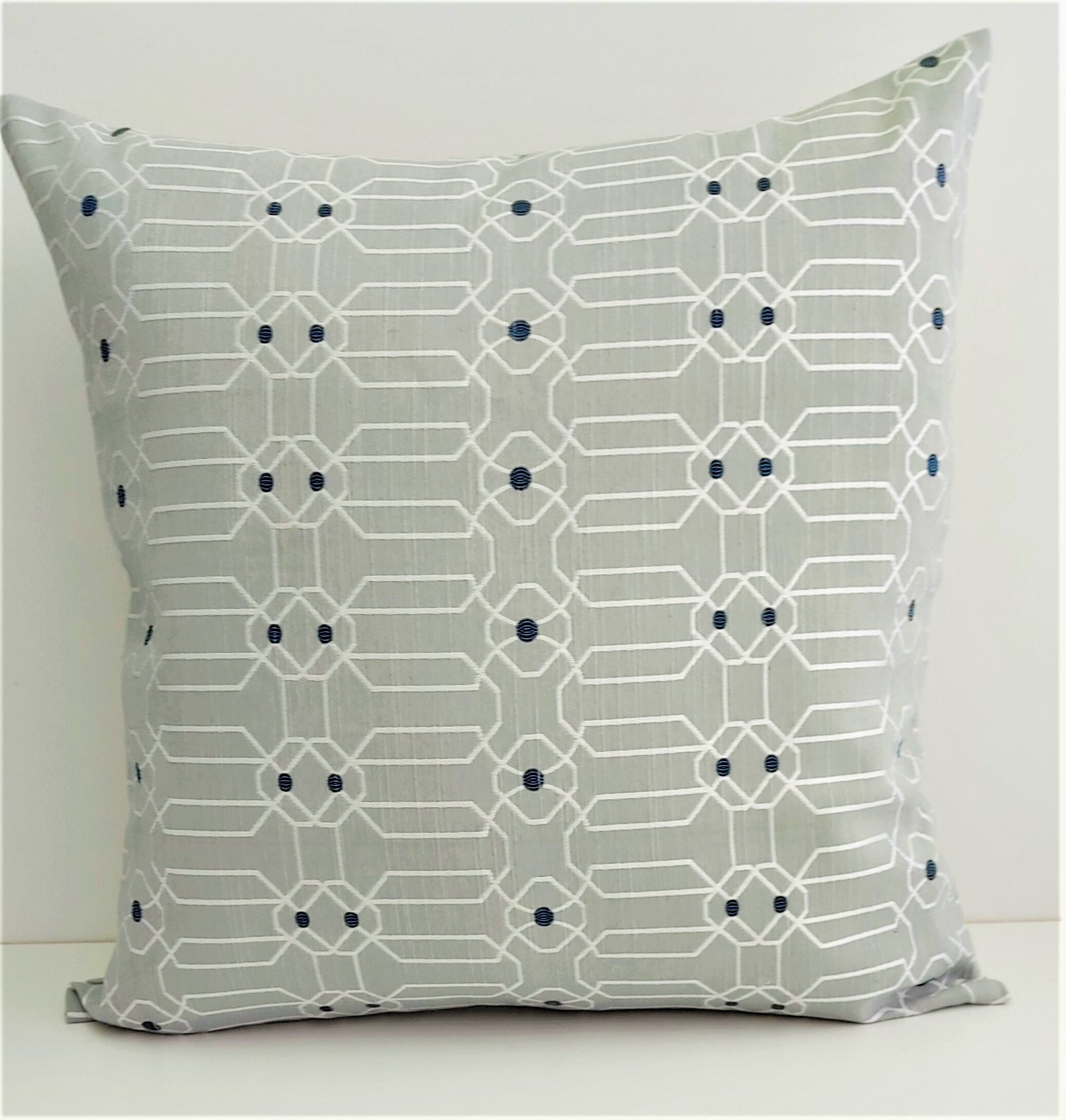 Grey Cushion Cover Light Grey Cushion Cover Grey Throw Etsy Polska