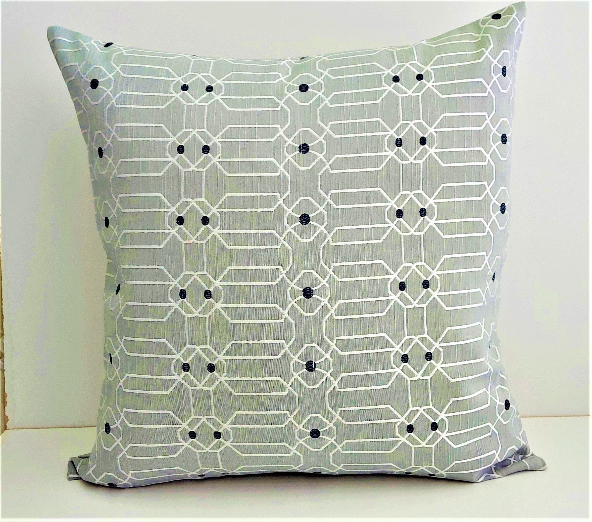 Grey Cushion Cover Light Grey Cushion Cover Grey Throw Etsy Polska