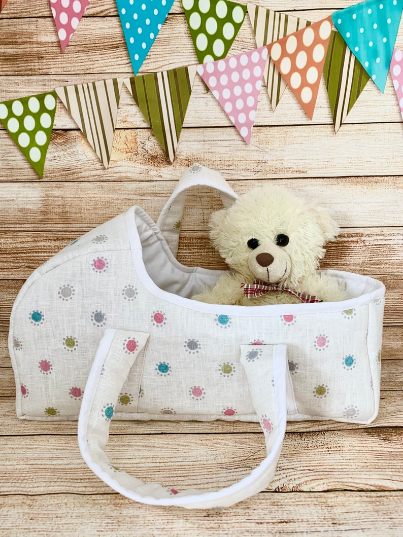 Baby Doll Basket Medium Doll Basket Baby Doll Carrier Baby Etsy