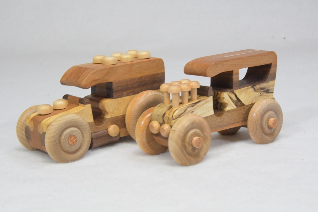 Hot Rod, Wooden Toy, Pretend Play, Toy Car, Americana Etsy