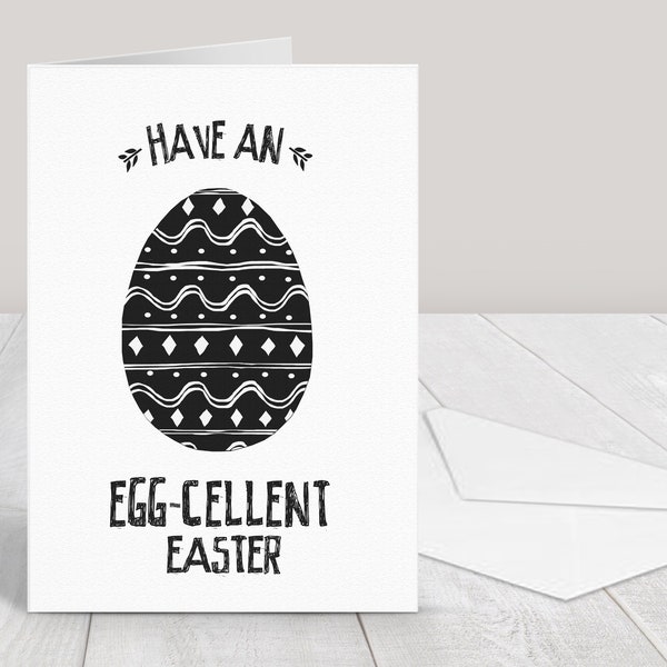 Easter Card, Happy Easter, Funny Easter card, Easter Egg card, Pun Card, Greeting Card, Funny Card, Funny Gift, Gift Card, Handmade Card