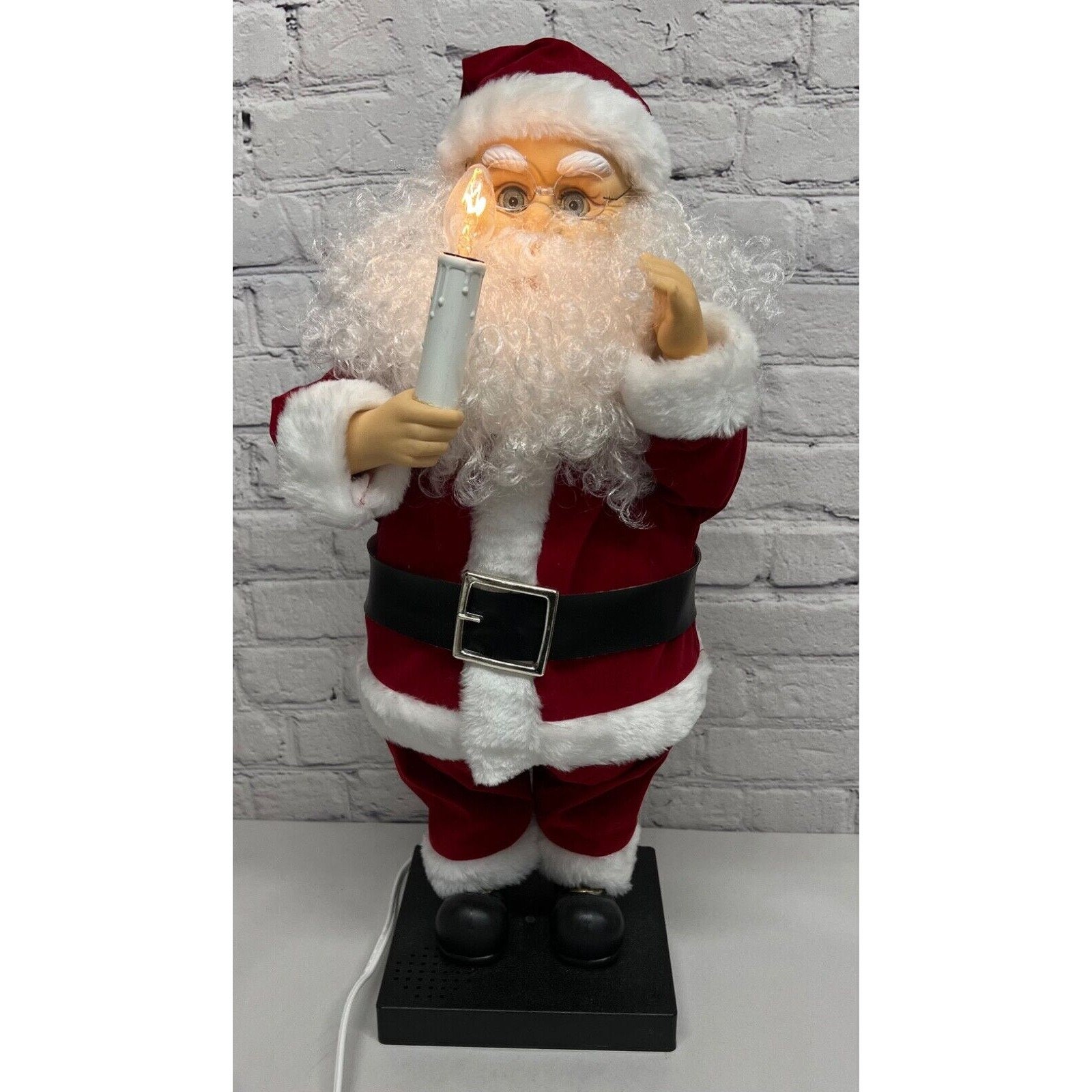 Vtg Christmas 24 Animated Moving Santa Claus W/ Lighted - Etsy Vtg Christmas 24 Animated Moving Santa Claus W/ Lighted - Etsy