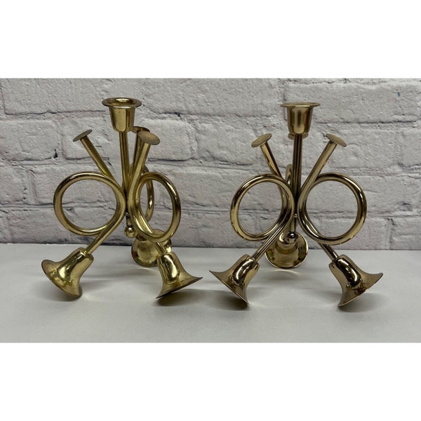 Horn Candle Holder Etsy