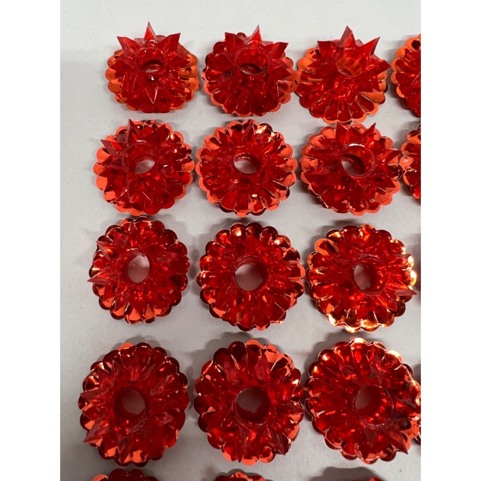 Vintage Christmas Light Foil Reflectors and Plastic Starburst Etsy