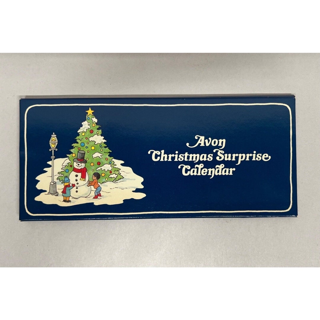 1982 Avon Christmas Surprise Scratch and Sniff Advent Calendar Etsy