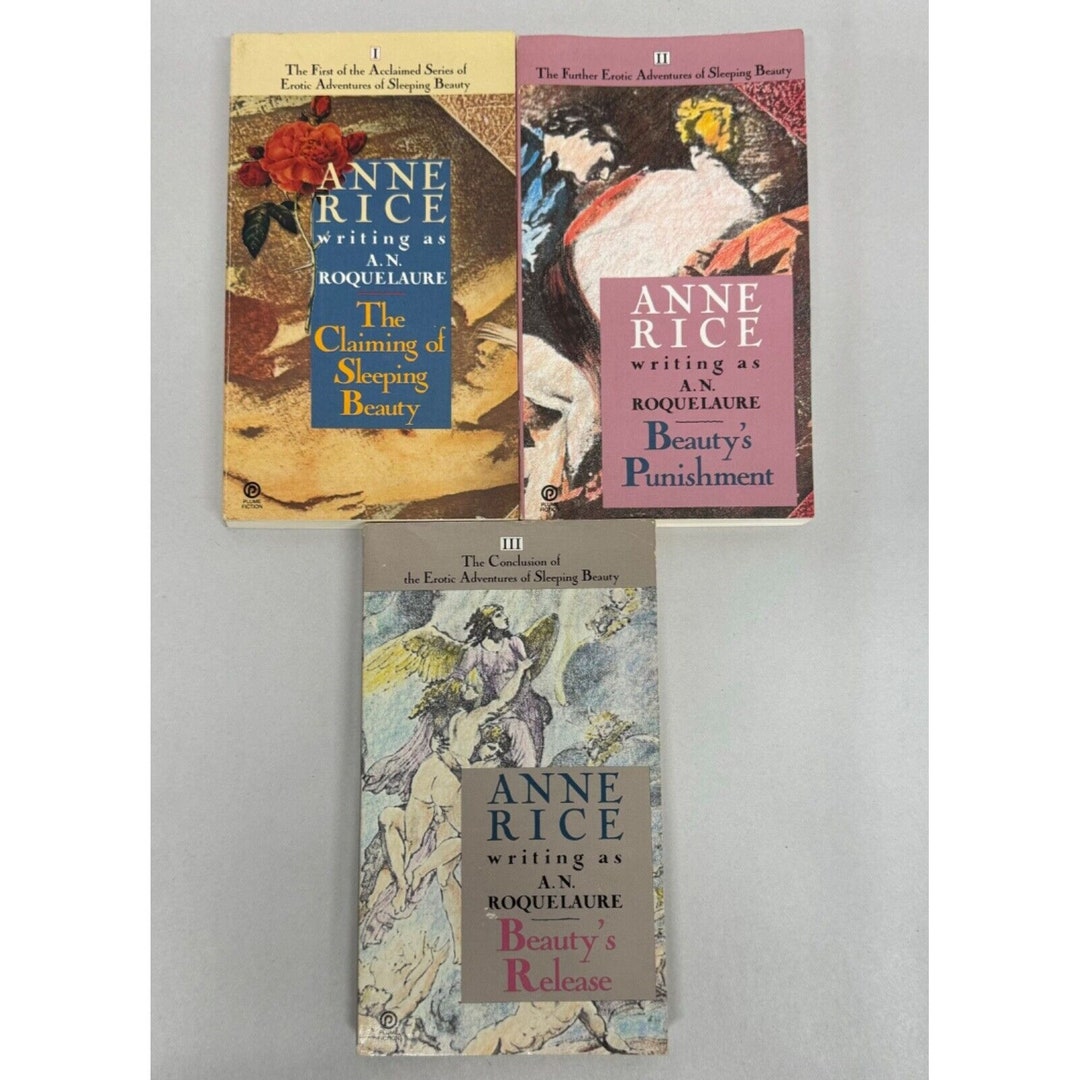 Anne Rice Sleeping Beauty Trilogy N. Roquelaure Paperback 1st Ed Plume ...