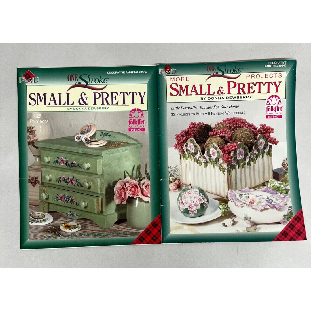 Donna Dewberry One Stroke Painting Books Small and Pretty Etsy