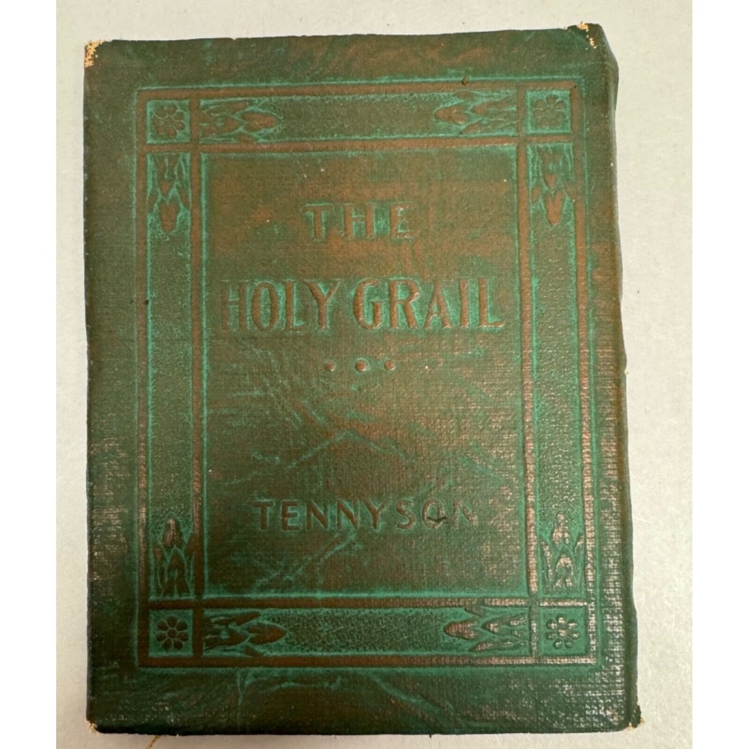Vintage the Holy Grail by Alfred Tennyson Little Leather Etsy