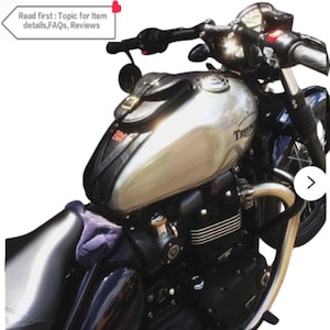 Bag Strap Triumph BOBBER(Real Leather)Bag Strap Gas Fuel Tank, for Triumph Bobber,Speed Master, Real Leather High Quality