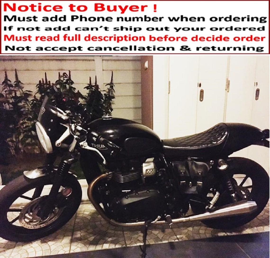 triumph t120 king and queen seat