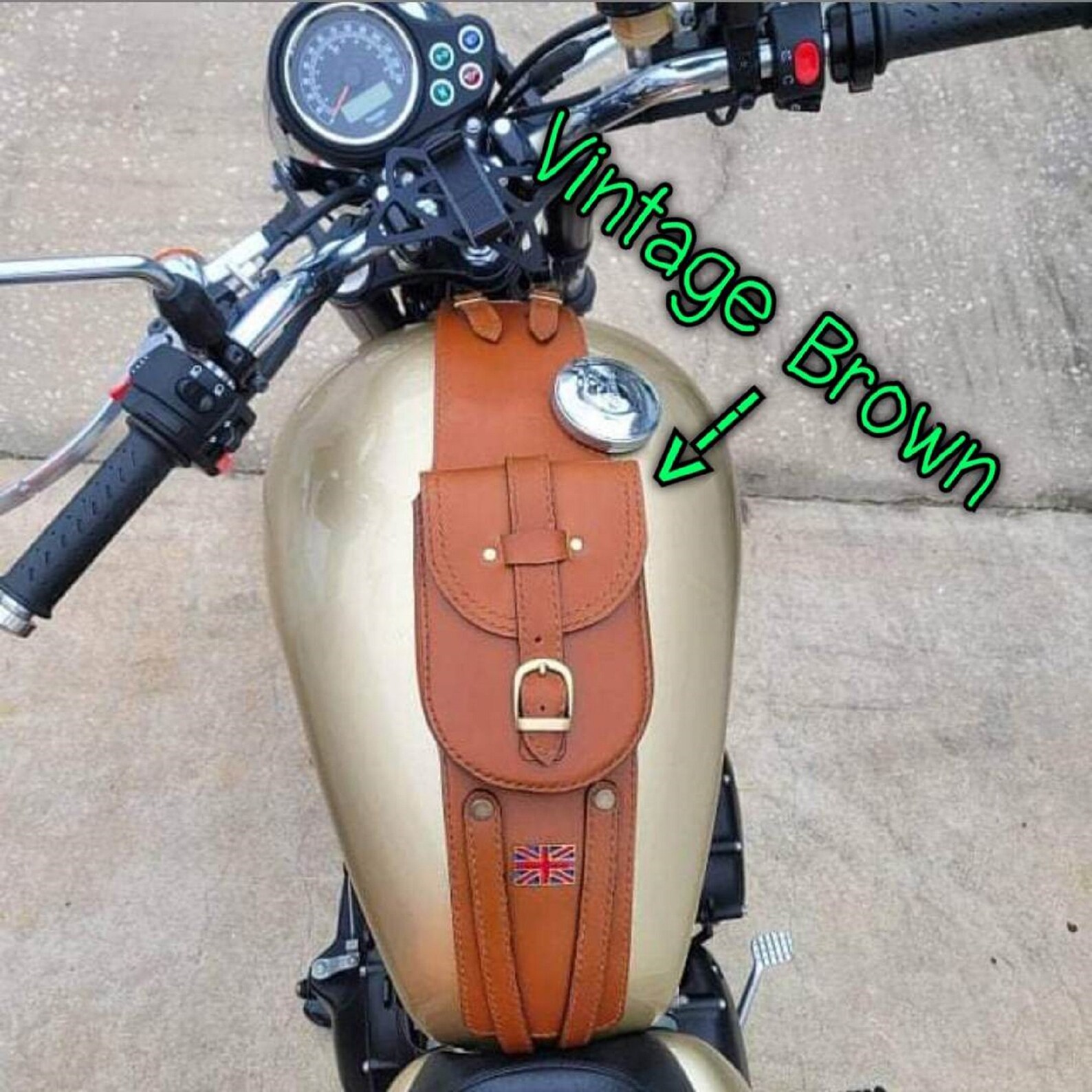 Triumph Tank Bag Strap real Leather for T100/t120/street Etsy