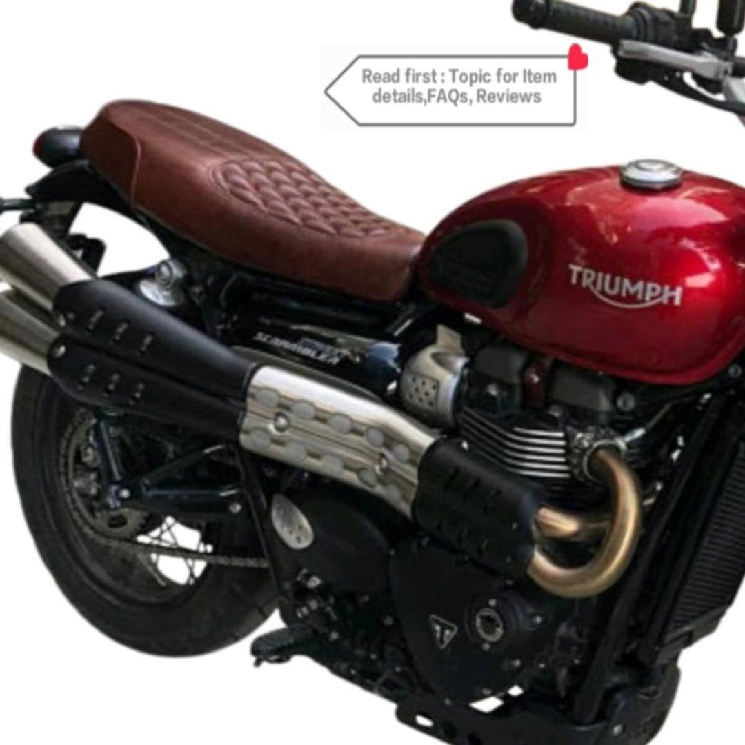 Triumph Street Scrambler 900 Pillion Seat: Custom Synthetic Leather - Etsy  México, image size:1080x1080