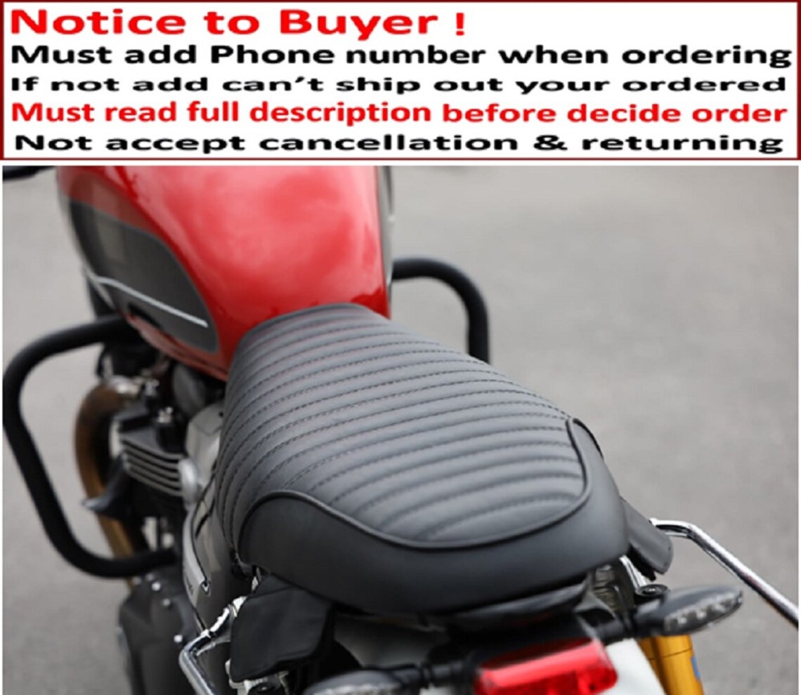 triumph speed twin comfort seat