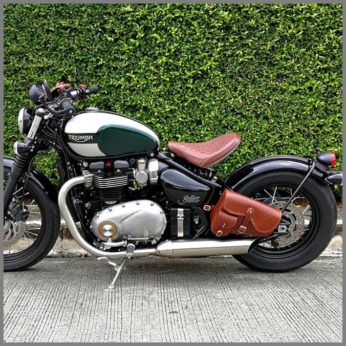 triumph bobber side bag