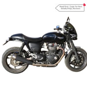SPEED TWIN (Synthetic PU Leather) Seat for Triumph Speed Twin 1200 (Seat included Base)Gel Pad,Cafe (Ass Ant) Design