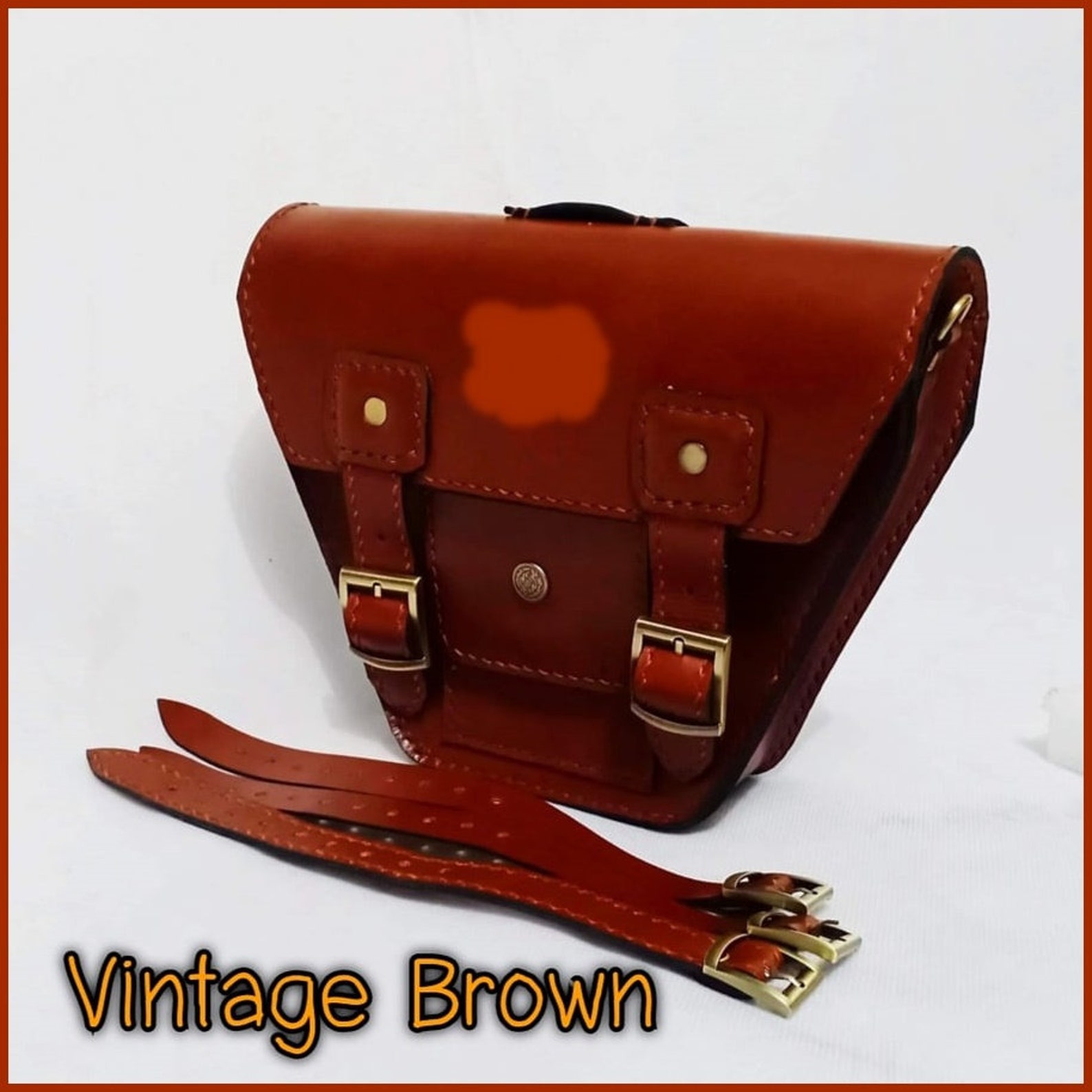 Triumph Side Bag Genuine leather High Quality for Etsy