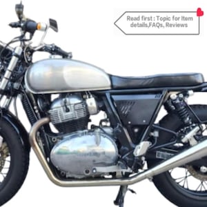 Royal Enfield side Panel cover plate for Interceptor,Continental GT 650, stainless steel