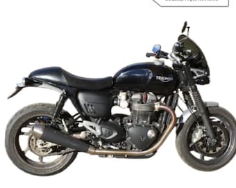 Speed Twin Seats for TRIUMPH Real Leather Kustom Motorcycle SEAT: Speed Twin 1200cc (2019-2025) - cafe hump Ass Ant (Seat + Base)