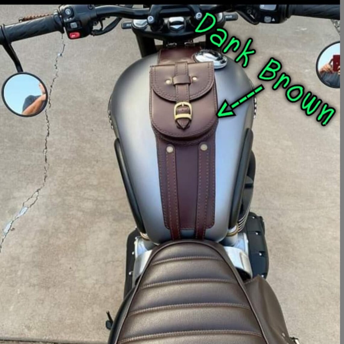 Triumph Tank Bag Strap real Leather for T100/t120/street Etsy