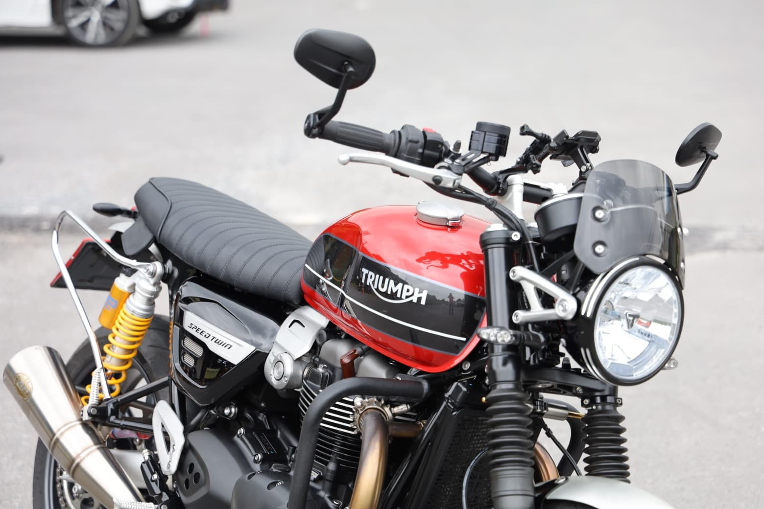 triumph speed twin comfort seat