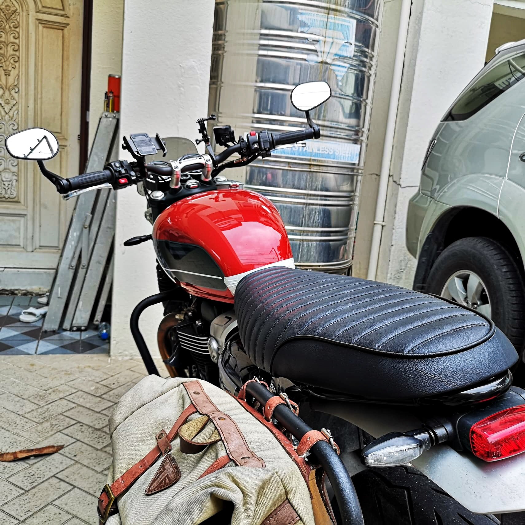 triumph speed twin comfort seat