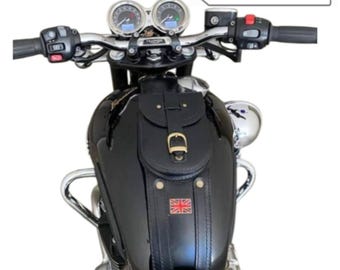 Real Leather Tank Bag Strap: Triumph Bonneville T100 T120 Street Twin