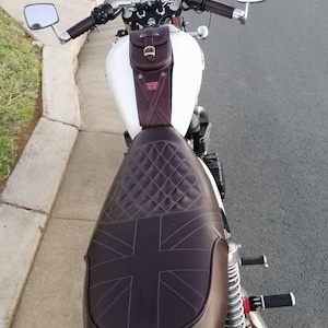 Real Leather Tank Bag Strap: Triumph Bonneville T100 T120 Street Twin Bild 14