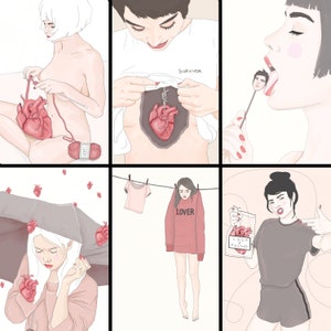 Pack of 4 postcard size prints (10x15 cms).
