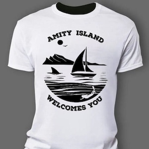 Jaws/Amity Island/Quint/Chief Brody/Digital Files svg/jpg/png/Cricut and Silhouette Instant Download/Amity Island/70&#39;s Horror Movie