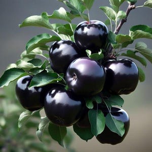 Utsökt äpple BLACK DIAMOND > 2 färska sticklingar för rotning eller ympning
