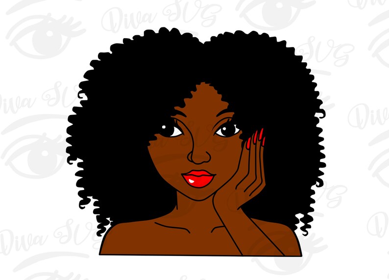 Download Black Woman SVG Beautiful Black Woman SVG Black Woman Cut ...