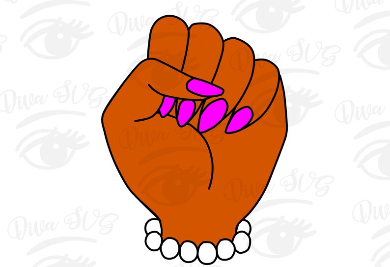 Download Cricut Fist With Pearls Svg Power Fist Svg Black Lives Matter Fist Svg Woman Fist Svg African American Black Girl Magic Svg Silhouette Clip Art Art Collectibles Sharestan Com