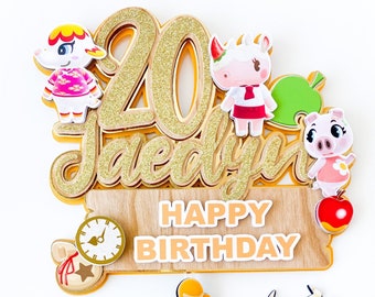 Animal Crossing Cake Etsy Animal Crossing Cake Etsy